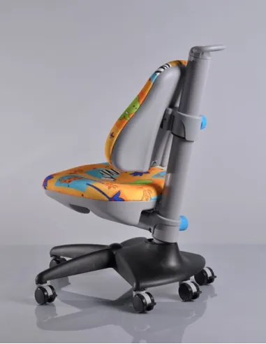 Кресло Mealux Y-317 GR1 обивка желтая со зверятами