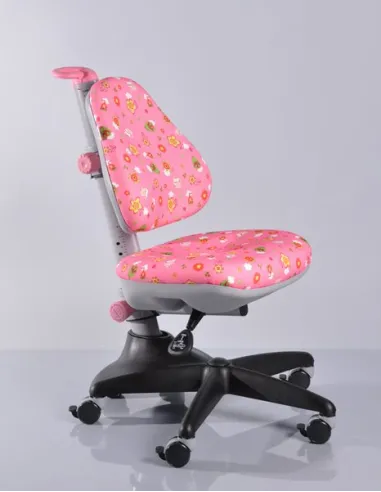 Кресло  Mealux Y-317 PN обивка розовая со зверятами