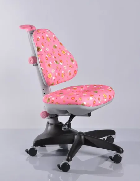 Кресло  Mealux Y-317 PN обивка розовая со зверятами