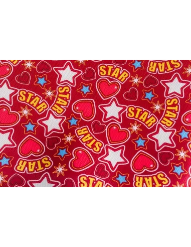 Кресло Mealux  Y-317 ST обивка красная с звездочками