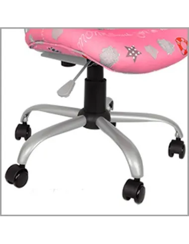 Кресло  EVO  Y-510 PH  обивка розовая с рисунком