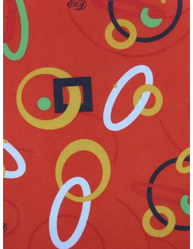 Кресло Mealux Y-517 SR серебристый металл / обивка красная с кольцами