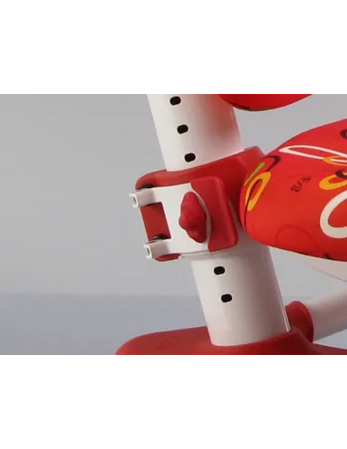 Кресло Mealux Y-517 SR серебристый металл / обивка красная с кольцами