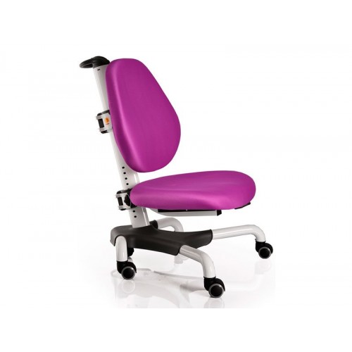 Кресло Mealux Y-517 WKS белый металл / обивка  фиолетовая однотонная