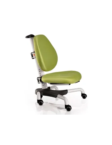 Кресло Mealux Y-517 WKZ белый металл / обивка зеленая однотонная