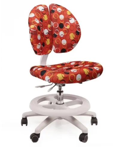 Кресло Mealux Y-616 R обивка красная с шариками 