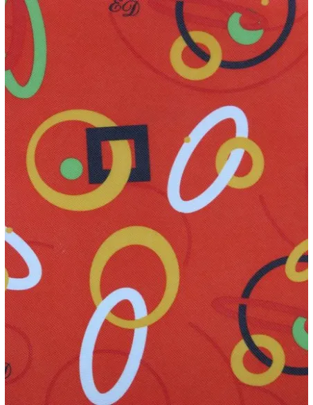 Кресло Mealux Y-718 WR белый металл / обивка красная с кольцами