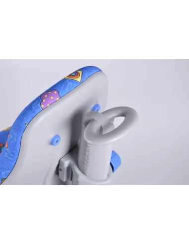 Кресло Mealux Y-818 BB обивка синяя с жучками