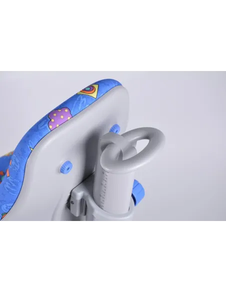 Кресло Mealux Y-818 BB обивка синяя с жучками