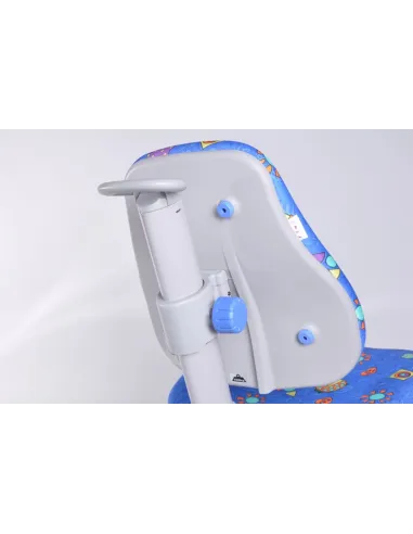 Кресло Mealux Y-818 BB обивка синяя с жучками