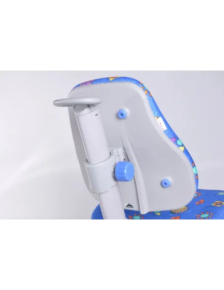 Кресло Mealux Y-818 BB обивка синяя с жучками