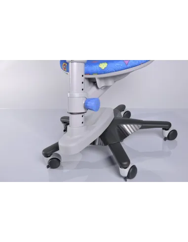 Кресло Mealux Y-818 BB обивка синяя с жучками