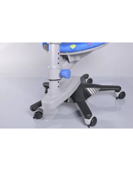 Кресло Mealux Y-818 BB обивка синяя с жучками