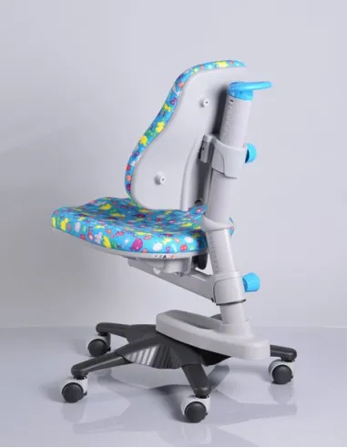 Кресло Mealux Y-818 BN обивка голубая со зверятами