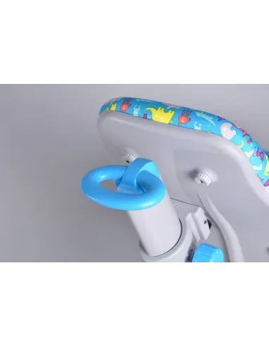 Кресло Mealux Y-818 BN обивка голубая со зверятами