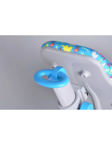 Кресло Mealux Y-818 BN обивка голубая со зверятами