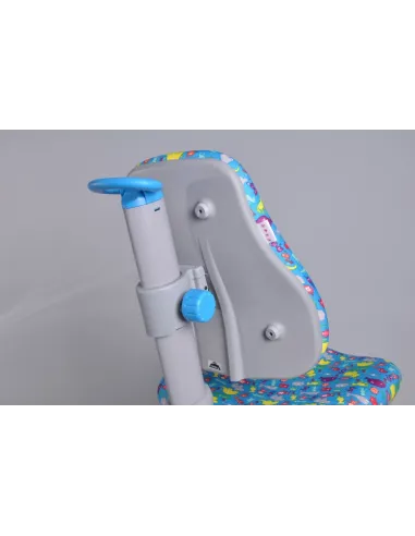 Кресло Mealux Y-818 BN обивка голубая со зверятами