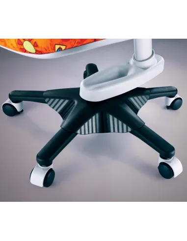 Кресло Mealux Y-818 F обивка синяя с мячиками