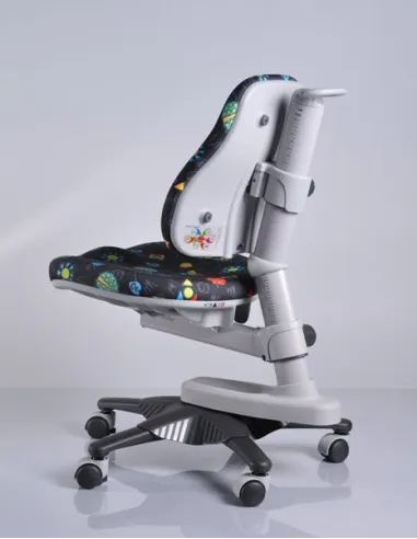 Кресло Mealux Y-818 GB обивка черная с жучками