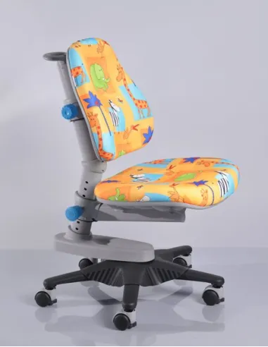 Кресло Mealux Y-818 GR1 обивка желтая со зверятами