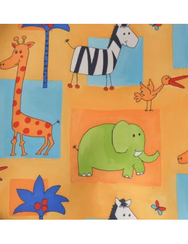 Кресло Mealux Y-818 GR1 обивка желтая со зверятами