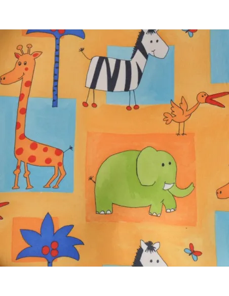 Кресло Mealux Y-818 GR1 обивка желтая со зверятами