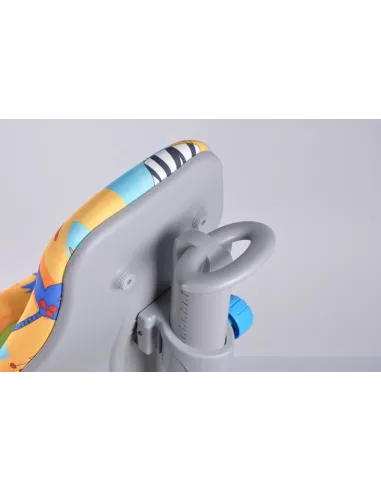 Кресло Mealux Y-818 GR1 обивка желтая со зверятами