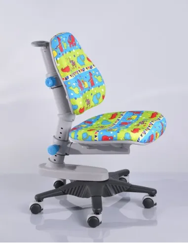 Кресло Mealux Y-818 GR3 обивка зеленая со зверятами