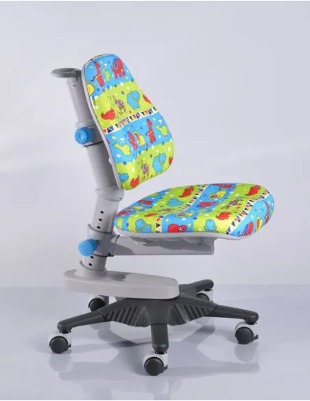 Кресло Mealux Y-818 GR3 обивка зеленая со зверятами