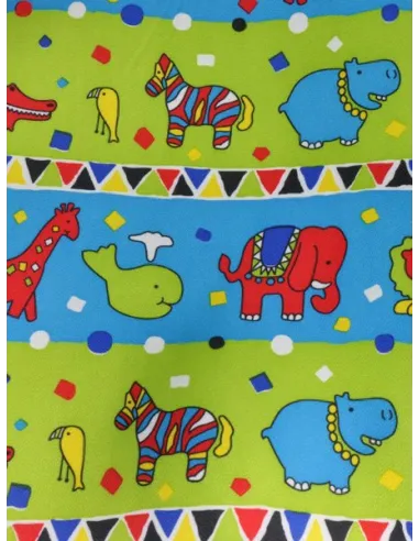 Кресло Mealux Y-818 GR3 обивка зеленая со зверятами