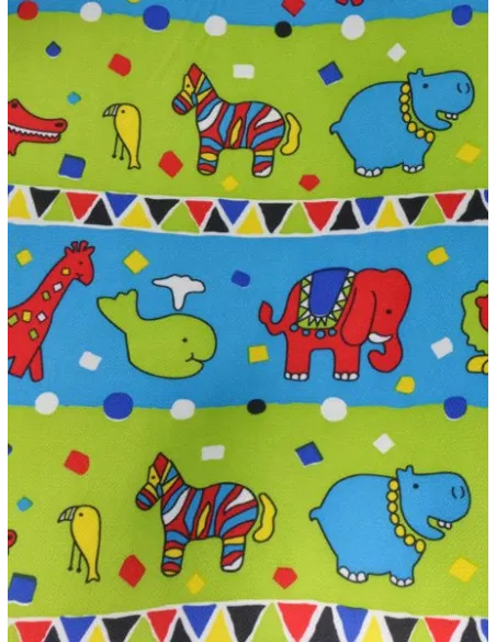 Кресло Mealux Y-818 GR3 обивка зеленая со зверятами