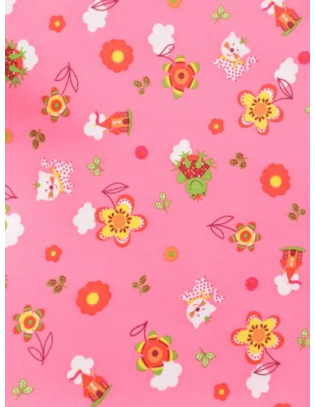 Кресло Mealux Y-818 PN обивка розовая со зверятами