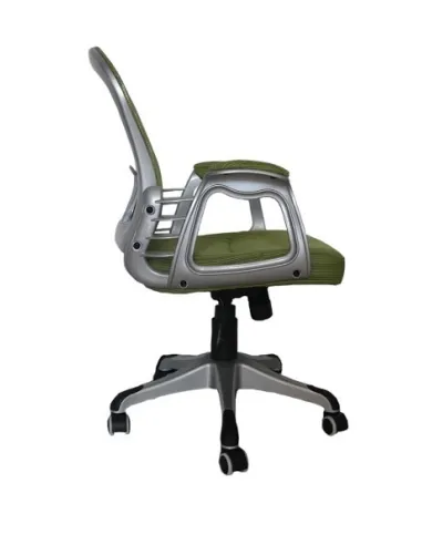 Кресло BARSKY COLOR CHAMPAIGNE Silver/Green (CM-04)