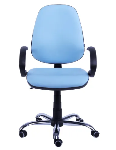 Кресло офисное БРИДЖ хром ПК/АМФ-5 для оператора