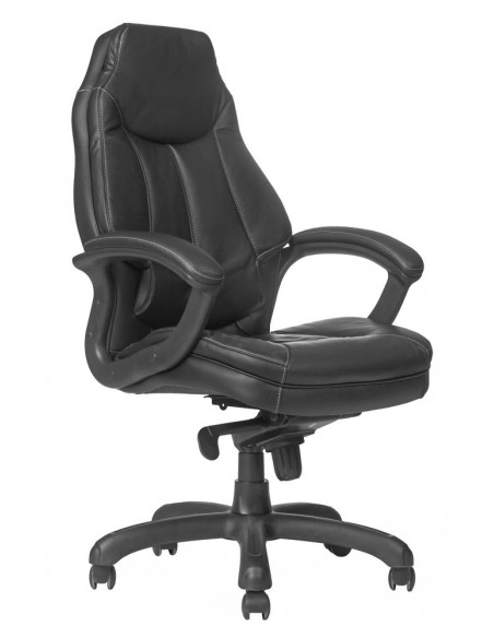 Кресло PARTCOM Юта для руководителя, черное, усиленное до 250 кг