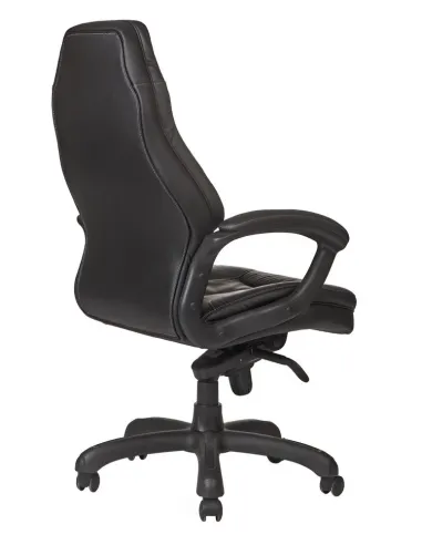 Кресло PARTCOM Юта для руководителя, черное, усиленное до 250 кг