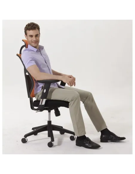 Крісло EXPERT Star (STE-MF01) для оператора, ергономічне - Купити офісне ергономічне крісло. Ціна в Києві, Харкові, Дніпрі