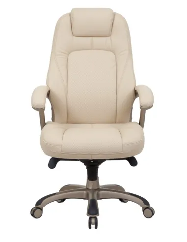 Кресло PARTCOM Флорида для руководителя, слоновая кость, усиленное до 250 кг