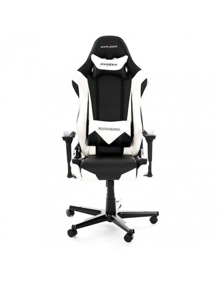 Кресло DXRacer OH/RF0/NW для геймера, компьютерное, черно-белое