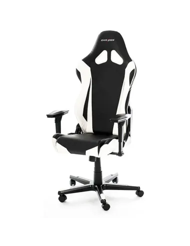 Кресло DXRacer OH/RF0/NW для геймера, компьютерное, черно-белое