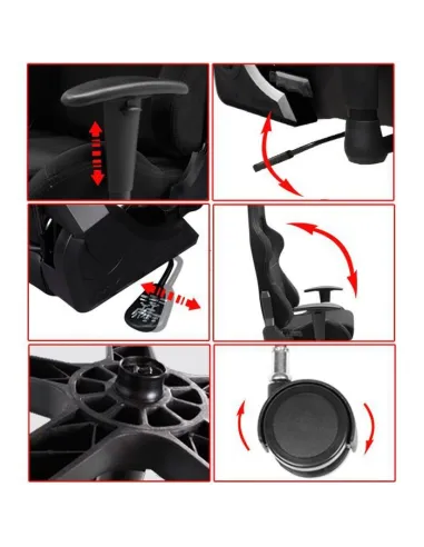 Кресло DXRacer OH/FD01/N для геймера, компьютерное, черное