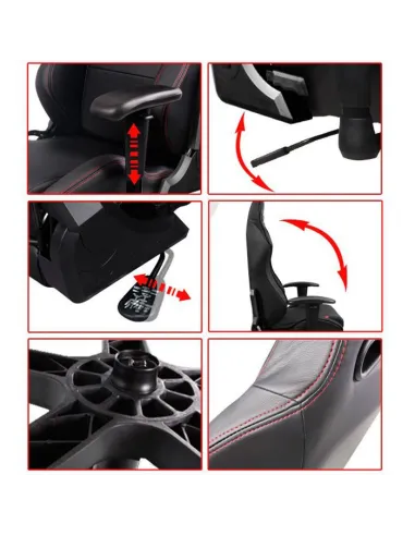 Кресло DXRacer OH/DF03/N для геймера, компьютерное, черное