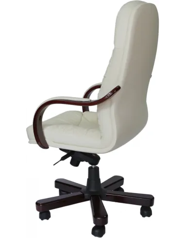 Кресло БУФФАЛО для руководителя белый цвет