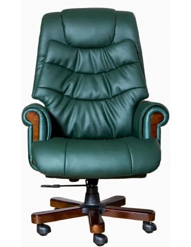 Кресло СА1395 для руководителя зеленого цвета