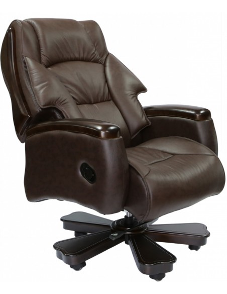 Кресло СА1211 для руководителя коричневый цвет