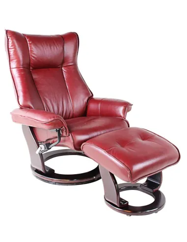 Кожаное кресло-реклайнер Relax Melvery