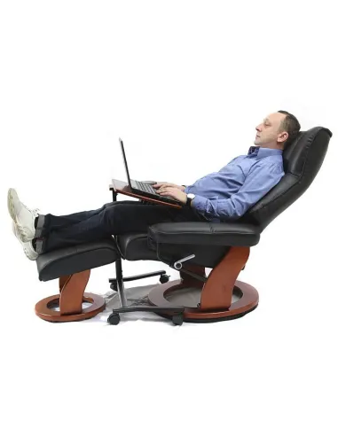 Кожаное кресло-реклайнер Relax Melvery