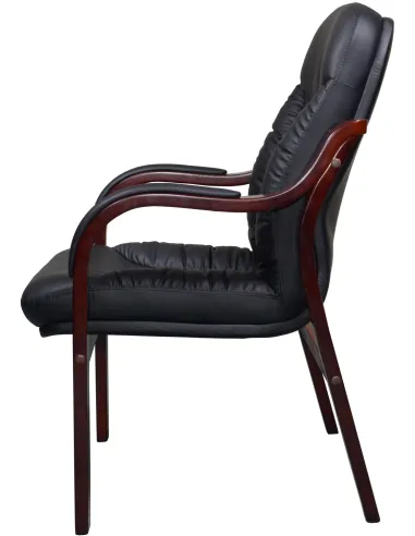 Кресло СА1316С для посетителя черный цвет