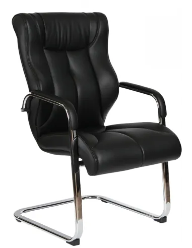 Кресло F341 для посетителя черный цвет