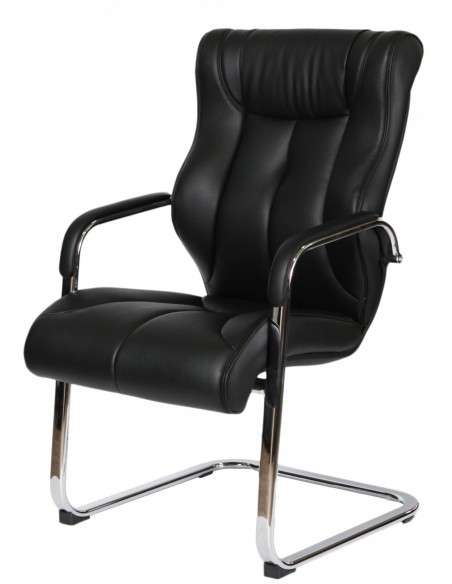 Кресло F341 для посетителя черный цвет